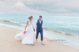 Photographe mariage Mayenne à la mer